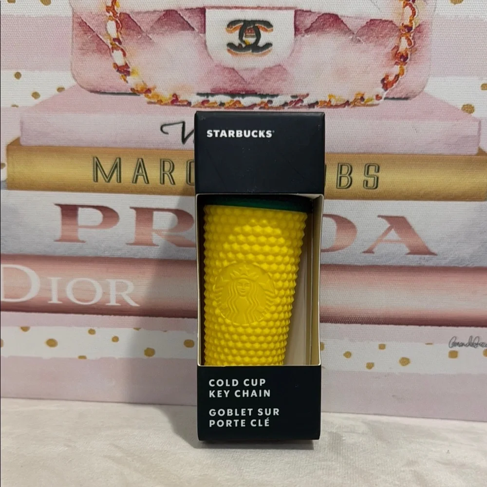 Starbucks Cold Cup Keychain Pineapple Hawaii Exclusive